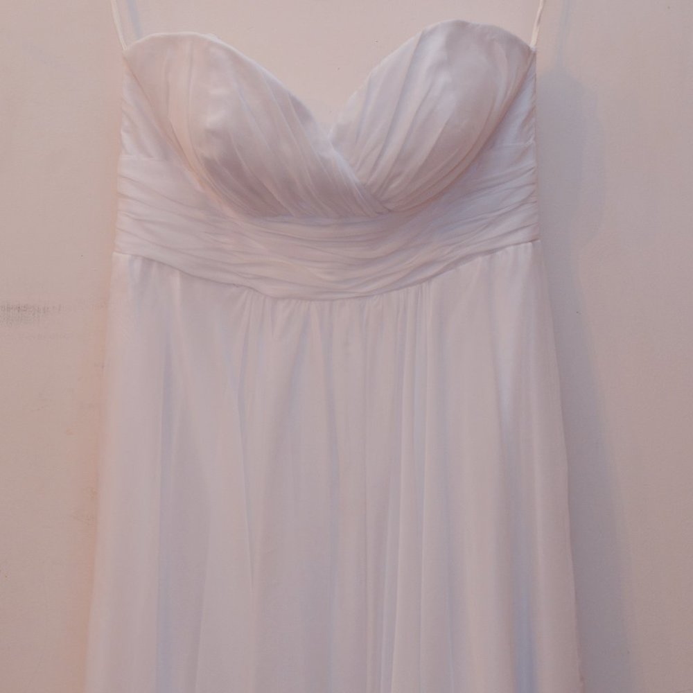 Prom/Wedding White Dress Strapless